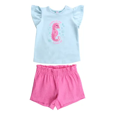 Conjunto Bebê Din Don Estampa Cavalo Marinho Conjunto Bebê Din Don Estampa Cavalo Marinho